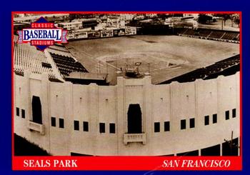 1992 Tuff Stuff Classic Baseball Stadiums #8 Seals Park Front