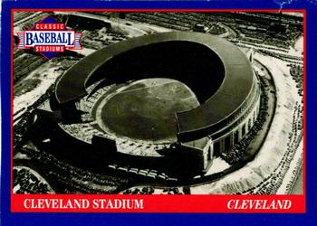 1992 Tuff Stuff Classic Baseball Stadiums #10 Cleveland Stadium Front