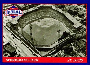 1992 Tuff Stuff Classic Baseball Stadiums #16 Sportsman's Park Front