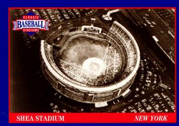 1992 Tuff Stuff Classic Baseball Stadiums #23 Shea Stadium Front