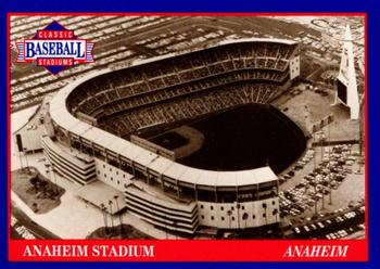 1992 Tuff Stuff Classic Baseball Stadiums #25 Anaheim Stadium Front
