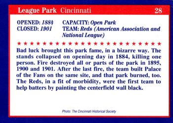 1992 Tuff Stuff Classic Baseball Stadiums #28 League Park Back