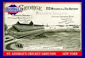 1992 Tuff Stuff Classic Baseball Stadiums #29 St. George's Cricket Grounds Front