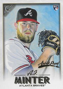 2018 Topps Gallery - Artist Proof #6 A.J. Minter Front