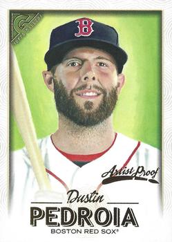 2018 Topps Gallery - Artist Proof #29 Dustin Pedroia Front