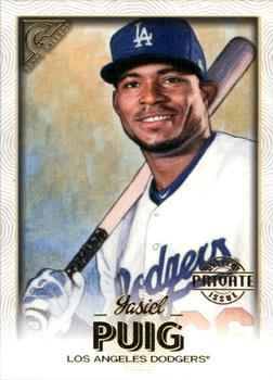 2018 Topps Gallery - Private Issue #18 Yasiel Puig Front