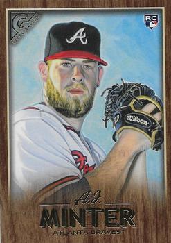 2018 Topps Gallery - Wood #6 A.J. Minter Front