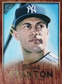 2018 Topps Gallery - Wood #50 Giancarlo Stanton Front