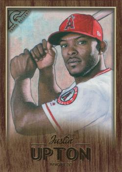 2018 Topps Gallery - Wood #65 Justin Upton Front