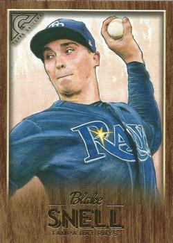 2018 Topps Gallery - Wood #76 Blake Snell Front