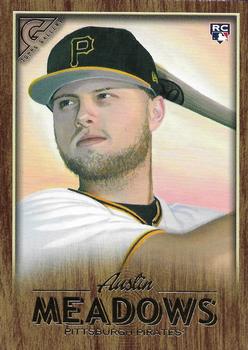 2018 Topps Gallery - Wood #90 Austin Meadows Front