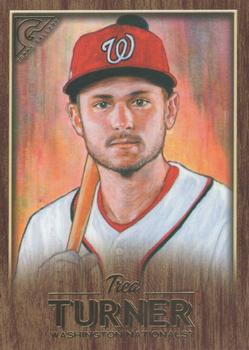 2018 Topps Gallery - Wood #93 Trea Turner Front