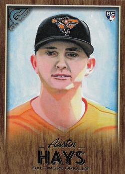 2018 Topps Gallery - Wood #99 Austin Hays Front