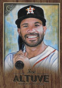 2018 Topps Gallery - Wood #125 Jose Altuve Front