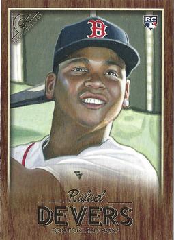 2018 Topps Gallery - Wood #127 Rafael Devers Front