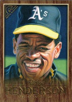 2018 Topps Gallery - Wood #129 Rickey Henderson Front