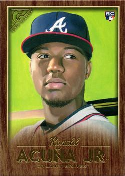 2018 Topps Gallery - Wood #140 Ronald Acuña Jr. Front