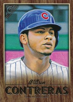 2018 Topps Gallery - Wood #142 Willson Contreras Front