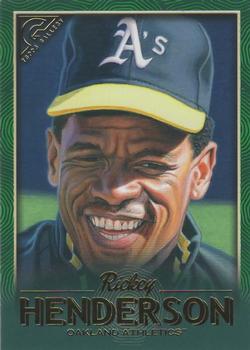 2018 Topps Gallery - Green #129 Rickey Henderson Front