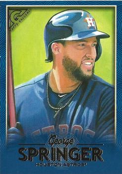 2018 Topps Gallery - Blue #2 George Springer Front