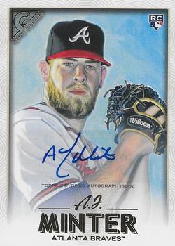 2018 Topps Gallery - Autographs #6 A.J. Minter Front