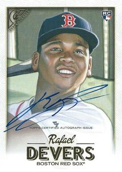 2018 Topps Gallery - Autographs #127 Rafael Devers Front