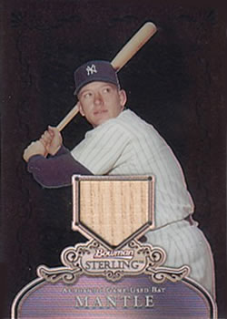 2006 Bowman Sterling #BS-MCM Mickey Mantle Front