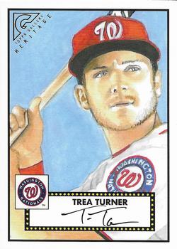 2018 Topps Gallery - Heritage #H-30 Trea Turner Front