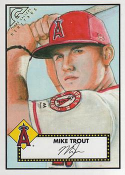 2018 Topps Gallery - Heritage #H-35 Mike Trout Front