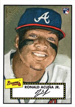 2018 Topps Gallery - Heritage #H-40 Ronald Acuña Jr. Front