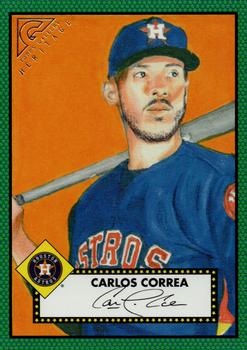 2018 Topps Gallery - Heritage Green #H-23 Carlos Correa Front