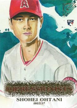 2018 Topps Gallery - Impressionists #I-10 Shohei Ohtani Front