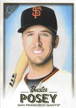 2018 Topps Gallery - Oversized Base Toppers #OBT-BP Buster Posey Front