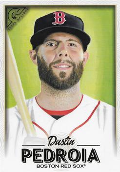 2018 Topps Gallery - Oversized Base Toppers #OBT-DP Dustin Pedroia Front
