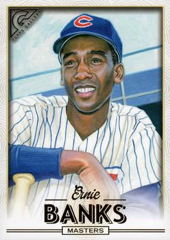 2018 Topps Gallery - Oversized Base Toppers #OBT-EB Ernie Banks Front