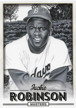 2018 Topps Gallery - Oversized Base Toppers #OBT-JR Jackie Robinson Front