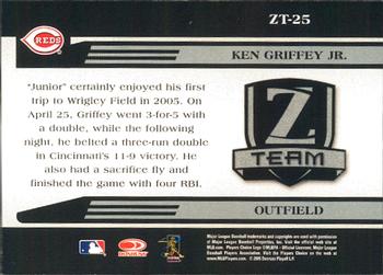 2005 Donruss Zenith - Z-Team #ZT-25 Ken Griffey Jr. Back