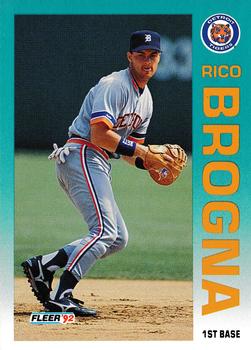 1992 Fleer Update #U-19 Rico Brogna Front