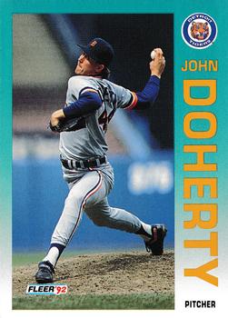 1992 Fleer Update #U-20 John Doherty Front
