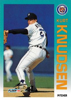 1992 Fleer Update #U-25 Kurt Knudsen Front