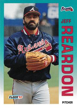 1992 Fleer Update #U-71 Jeff Reardon Front