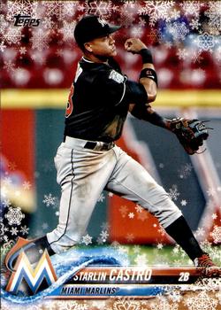 2018 Topps Holiday #HMW2 Starlin Castro Front