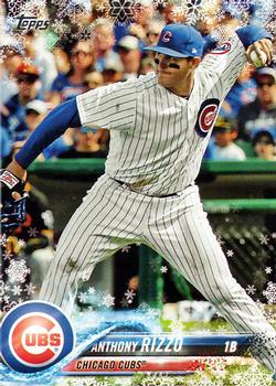 2018 Topps Holiday #HMW5 Anthony Rizzo Front