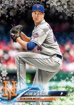 2018 Topps Holiday #HMW8 Jacob deGrom Front