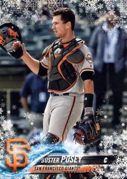 2018 Topps Holiday #HMW12 Buster Posey Front