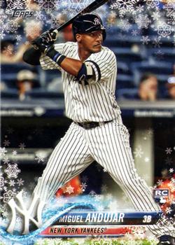 2018 Topps Holiday #HMW14 Miguel Andujar Front