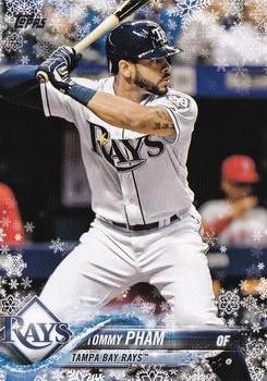 2018 Topps Holiday #HMW63 Tommy Pham Front