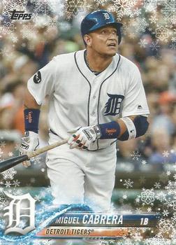 2018 Topps Holiday #HMW74 Miguel Cabrera Front