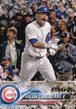 2018 Topps Holiday #HMW80 Willson Contreras Front