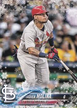 2018 Topps Holiday #HMW91 Yadier Molina Front